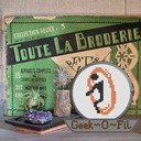 Portail magique orange_Broderie 8cm