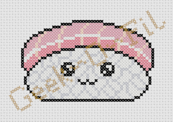 Sushi saumon_Diagramme 10cm